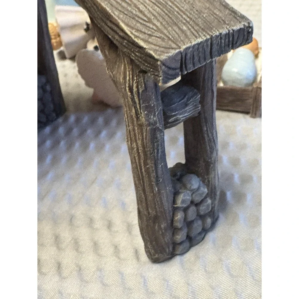 Morehead 2008 Mini Nativity Set Jesus Christmas Holiday 9 piece Christ Child EUC